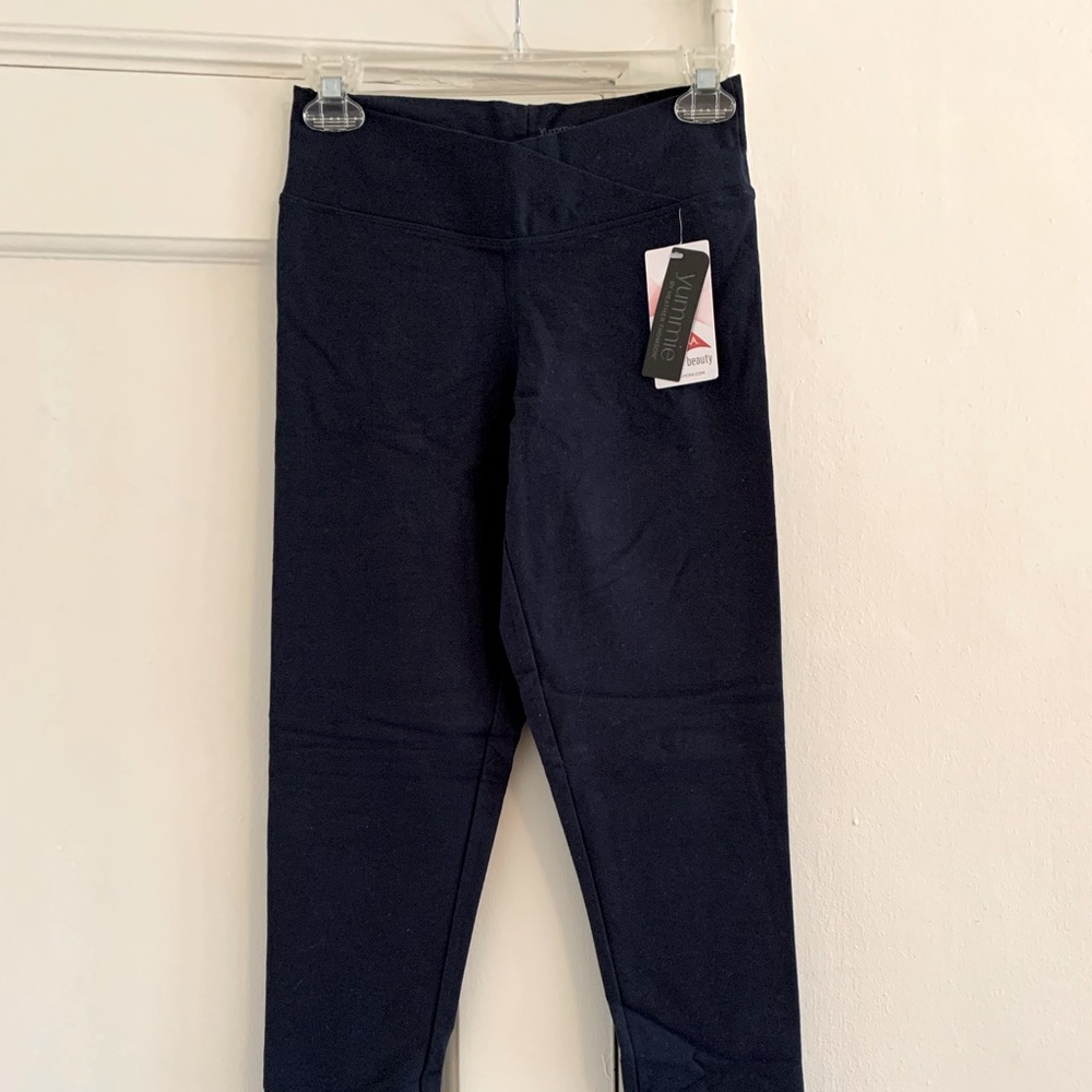 Yummie by Heather Thompson Cotton V-front Leggings